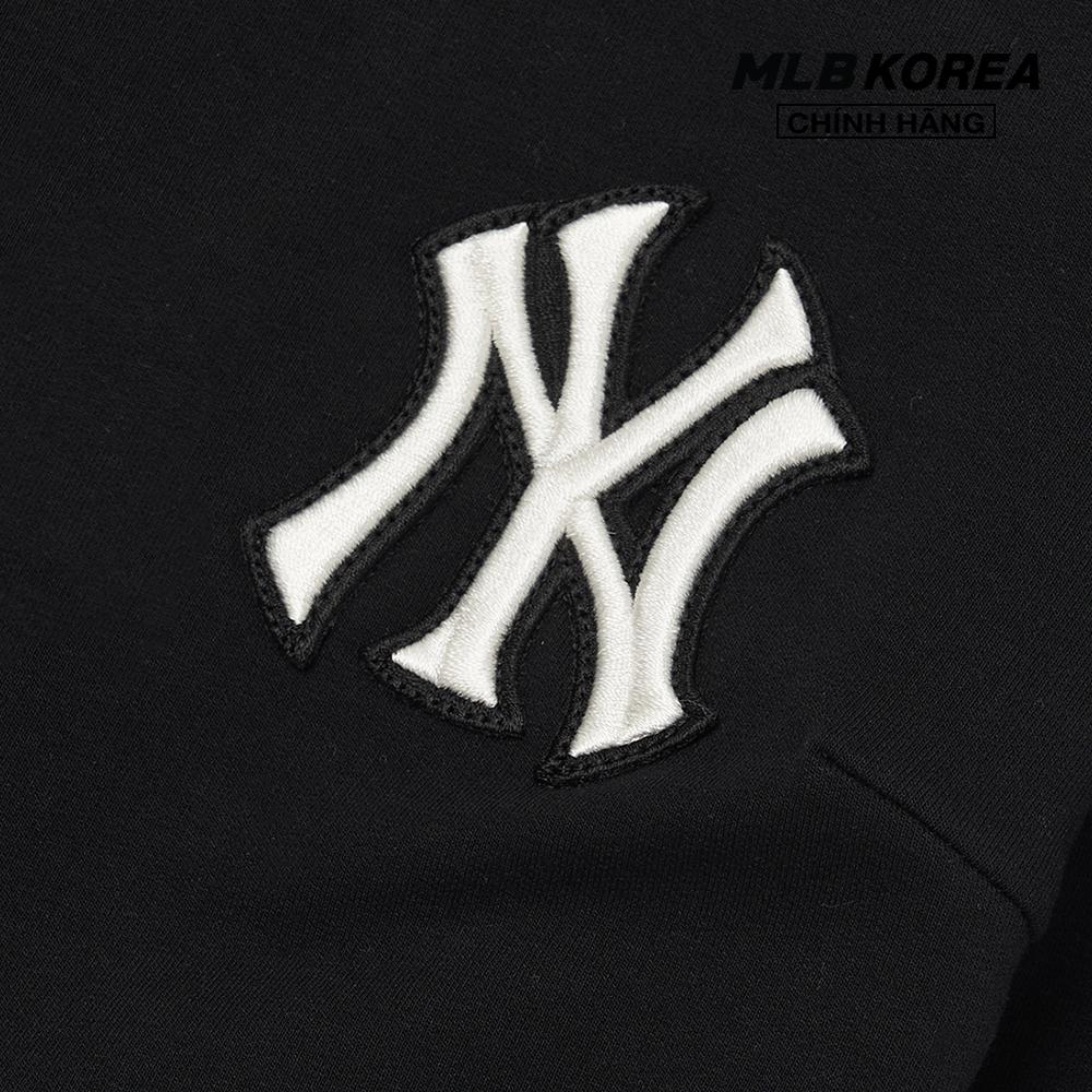 MLB - Đầm mini tay dài Illusion Back Logo Slimfit 3FOPU0124-50BKS