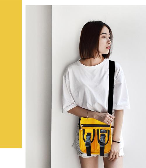 Hình ảnh Túi đeo chéo nam nữ unisex Hàn quốc thời trang BEE GEE 080 hot trend 2020 chống thấm nước