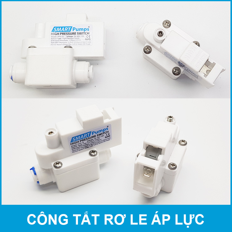 Công tắt áp cao máy bơm máy lọc nước Smartpumps chính hãng