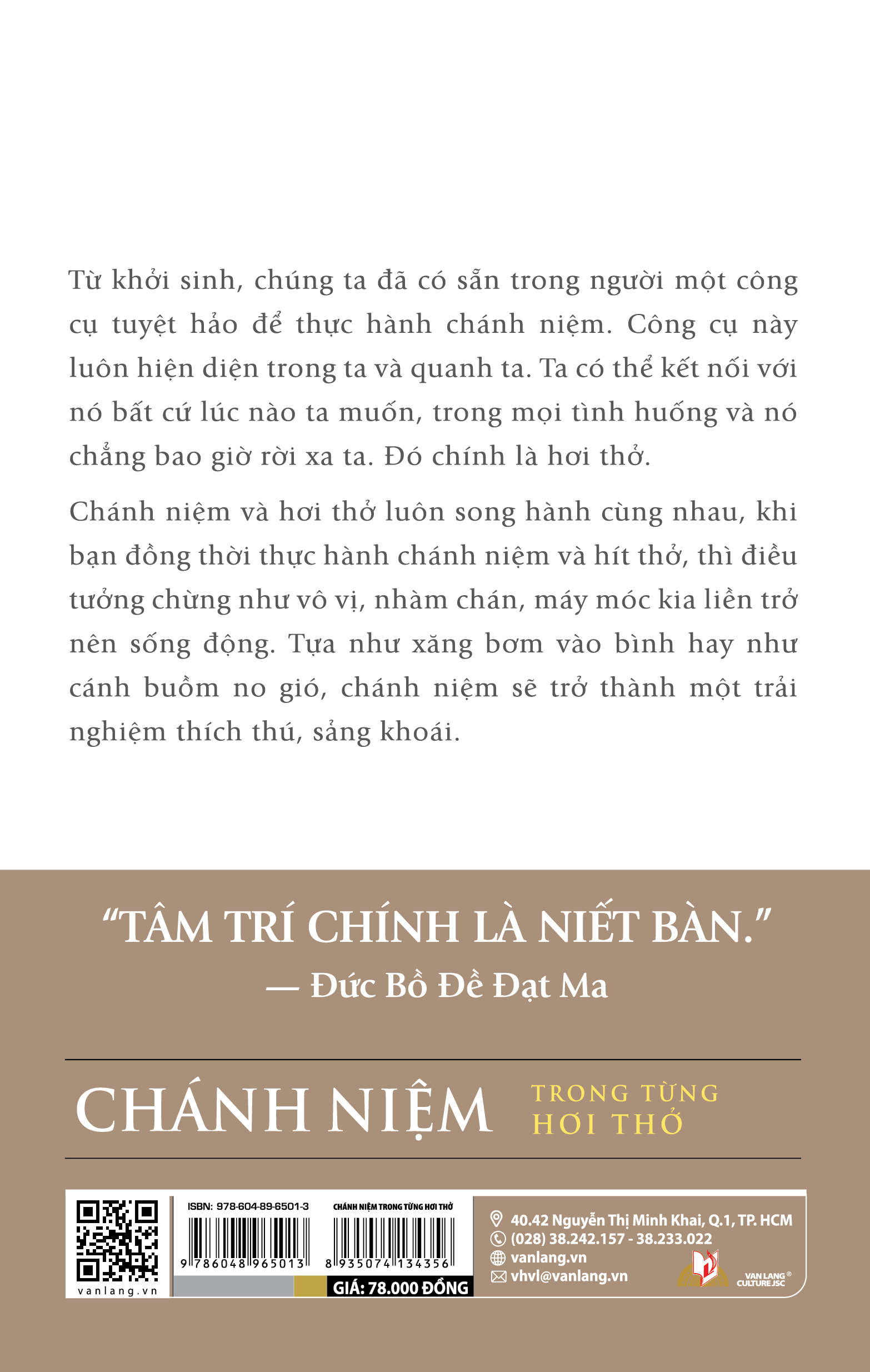 Combo 2 Cuốn Sống Chánh Niệm Trong Từng Hơi Thở & Khoảnh Khắc - Vanlangbooks