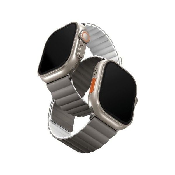 Dây Đồng Hồ UNIQ Revix Reversible Magnetic Strap chất liệu Silicone mịn chống thấm nước dành cho Apple Watch (49/45/44/42mm) - Hàng chính hãng