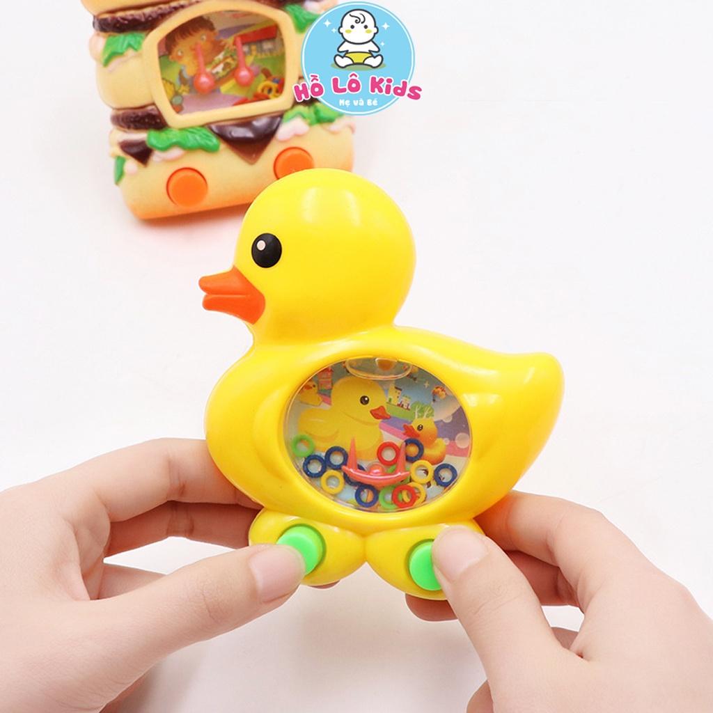 Máy bắn vòng nước hình con vịt, đồ chơi vui nhộn cho bé Hồ Lô Kids