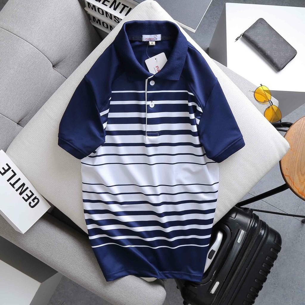 Áo thun Polo nam cổ bẻ vải Cotton lạnh xuất xịn chuẩn form,sang trọng-lịch lãm- ÁO POLO NAM TRUN