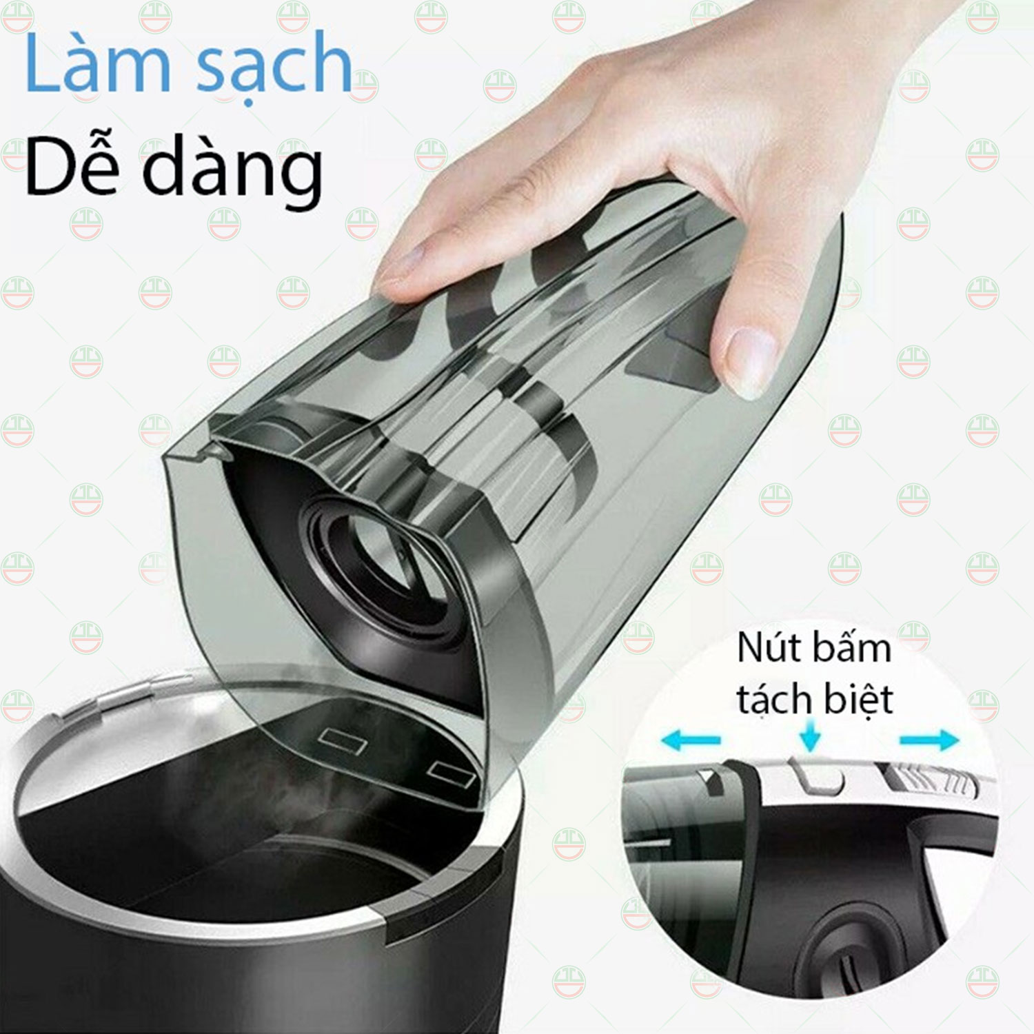 Máy Hút Bụi Mini Cầm Tay Không Dây KhoNCC Hàng Chính Hãng - Hút Mọi Ngóc Ngách Vệ Sinh Sạch Sẽ Oto Xe Hơi Của Bạn - KLM-MHBCTOBW