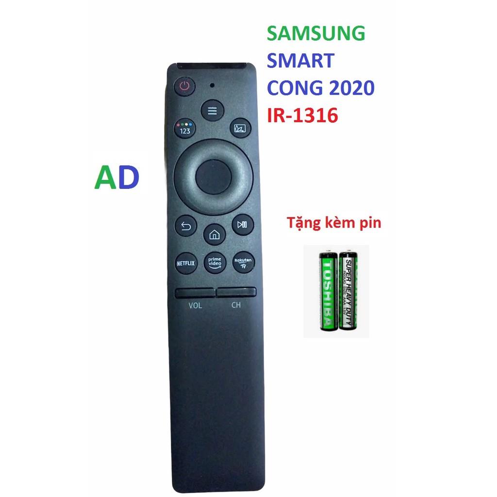 ĐIỀU KHIỂN TIVI SAMSUNG SMART CONG IR-1316 NĂM 2020 DÒNG KHÔNG GIỌNG NÓI VÀO MẠNG INTERNET