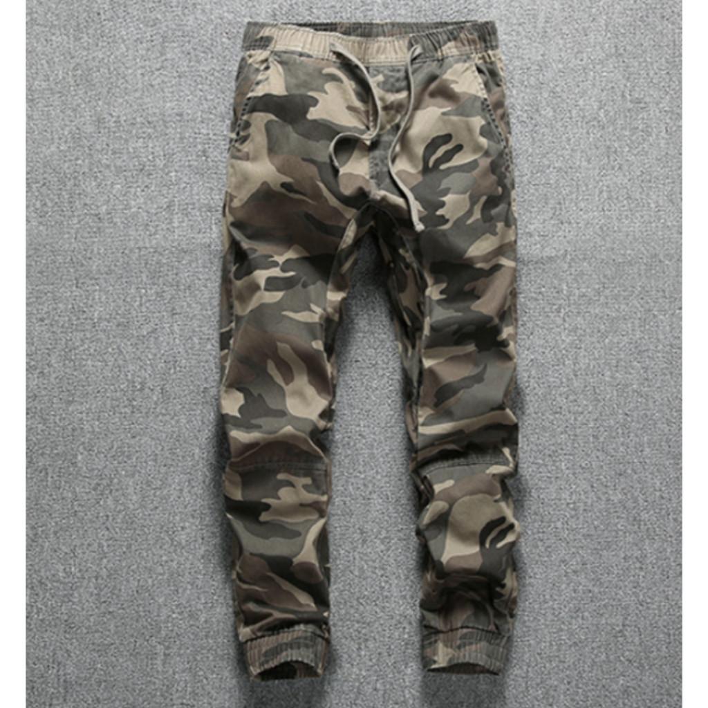 Quần jogger CHYAF dã ngoại_phượt_trekking - camo vàng