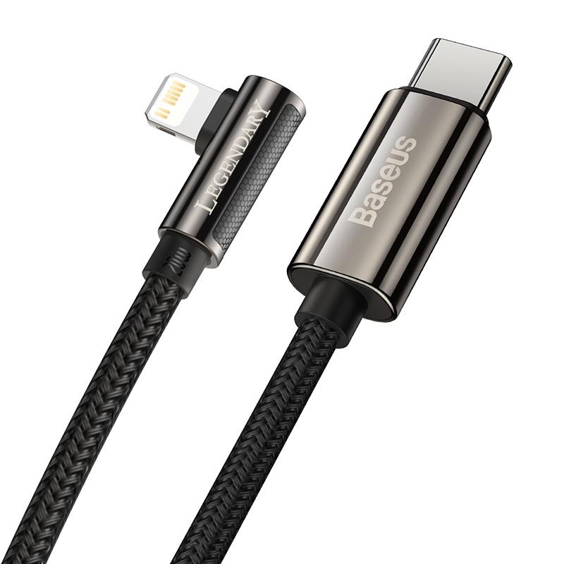 Baseus -BaseusMall VN Cáp sạc Type C to L Baseus Legend Series Elbow Fast Charging Data Cable (Hàng chính hãng