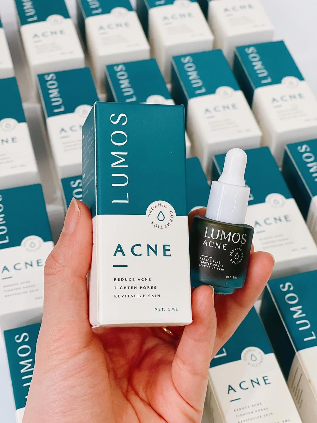 Serum Chấm Mụn Lumos Acne 5ml Mẫu Plus Quyên Lara, Hỗ Trợ Chăm Sóc Da Mụn, Giúp Mờ Thâm, Giảm Mụn