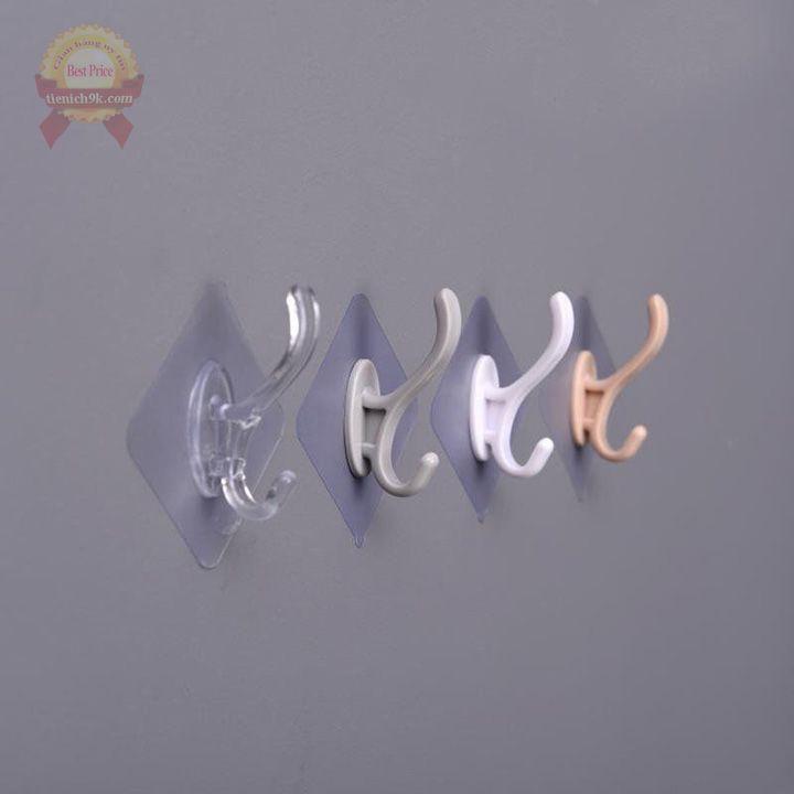 Combo 4 móc dính tường 2 chân siêu chắc thần thánh dán chịu lực 10kg