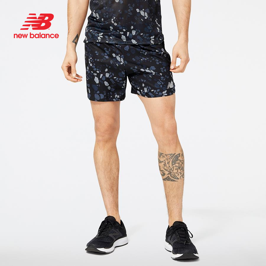 Quần ngắn thể thao nam New Balance Running Shorts - AMS21269BK (form châu á)