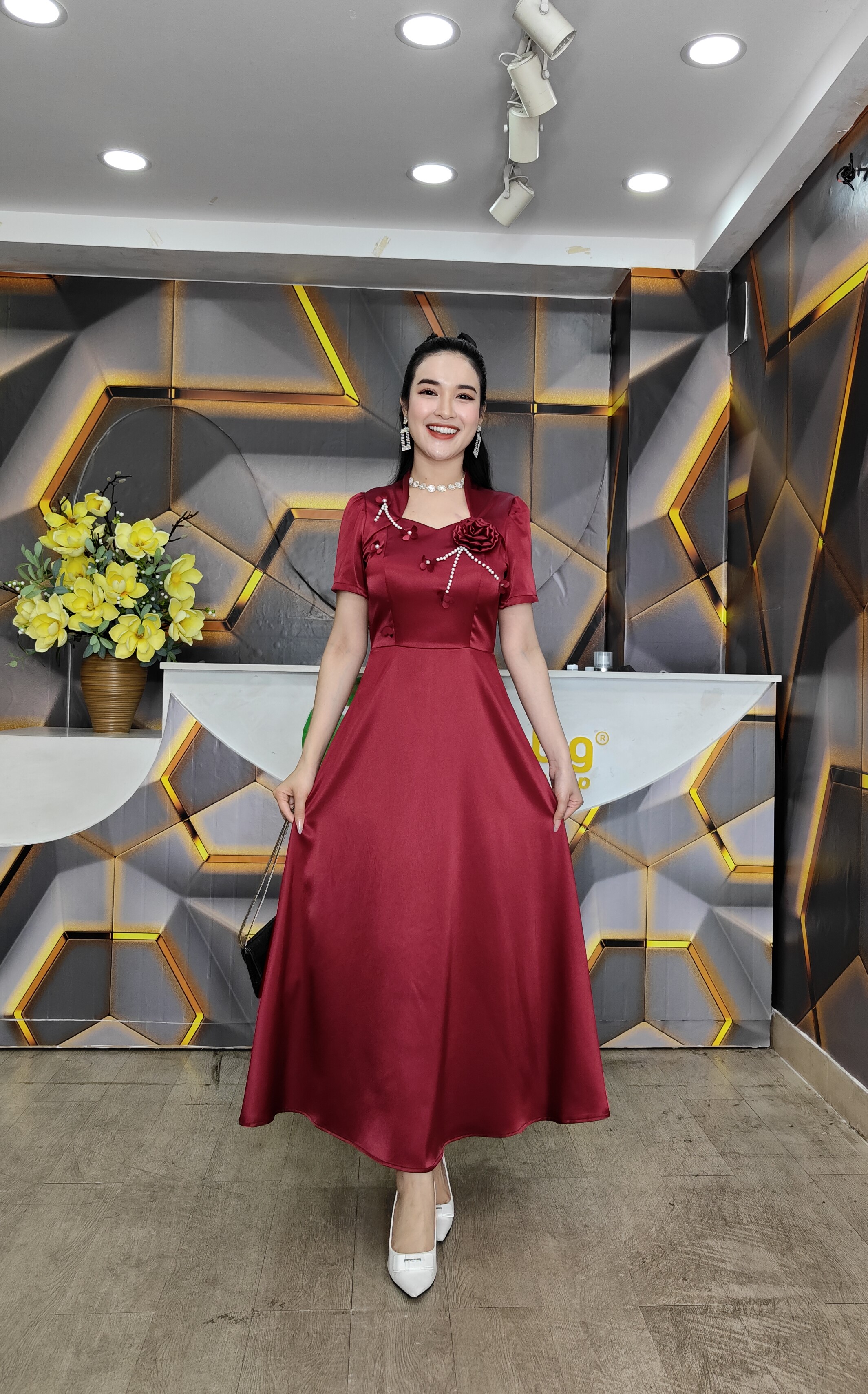 Đầm xòe - Y1705 - Thương hiệu Zonbig