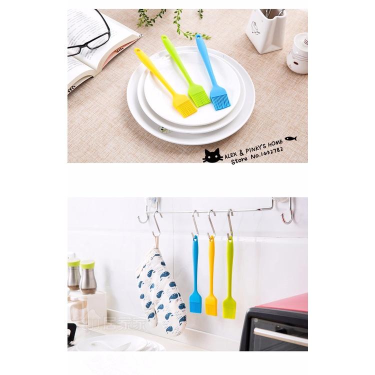 1pc Silicone Oil Brush BBQ Brush Kitchen Bakeware High Temperature Resistant Brush