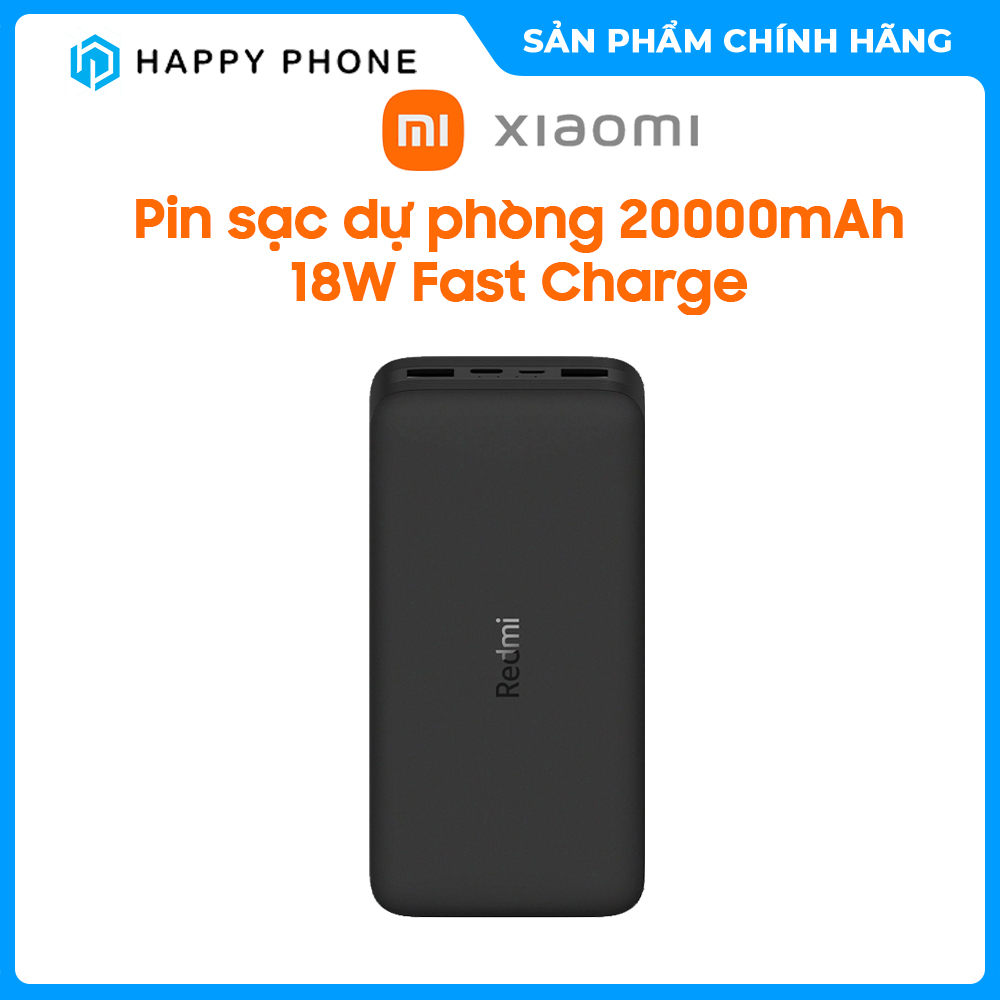 Pin Sạc Dự Phòng Xiaomi 20000mAh Redmi 18W Fast Charge (VXN4304GL) - Hàng Chính Hãng