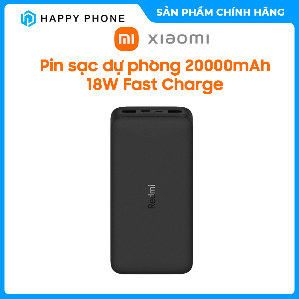 Pin Sạc Dự Phòng Xiaomi 20000mAh Redmi 18W Fast Charge - Hàng Chính Hãng