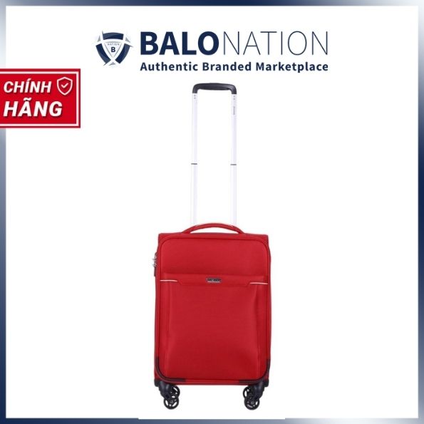 Vali Kéo Vải Du Lịch SAKOS STARLINE 6 - Size M (24inch)/ Ký Gửi (Trung) - Khóa TSA - Chống Thấm, Trượt Nước - Đỏ