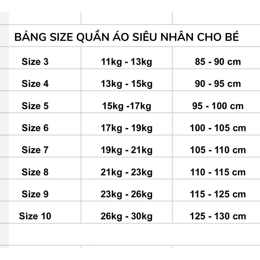 Bộ quần áo siêu anh hùng Super Man kèm áo choàng và mặt nạ