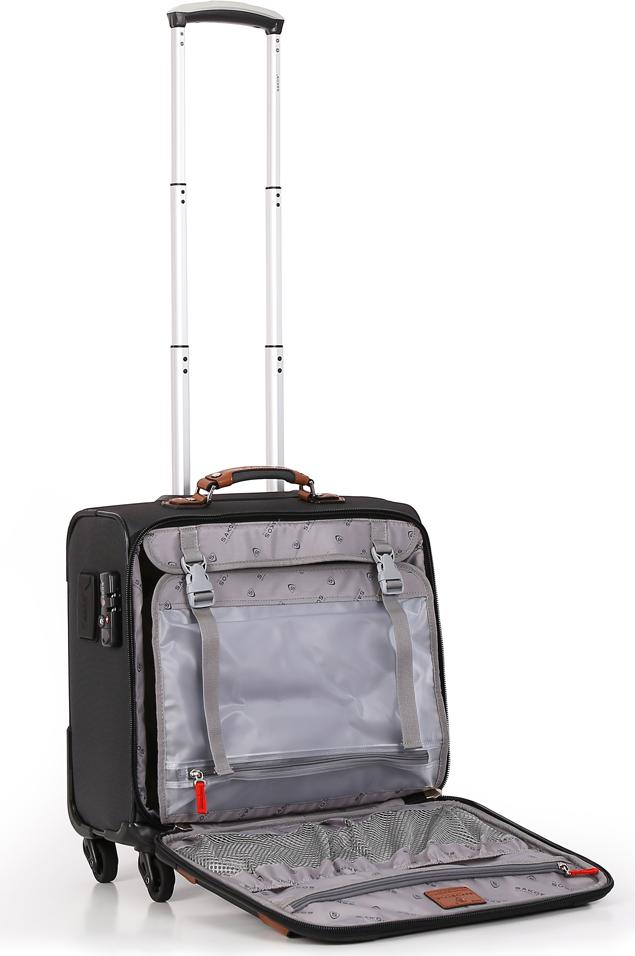 Vali Kéo Vải Doanh Nhân SAKOS ATLAS - Size 18inch/ Xách Tay (Cabin) - Khóa TSA - Chống Thấm, Trượt Nước