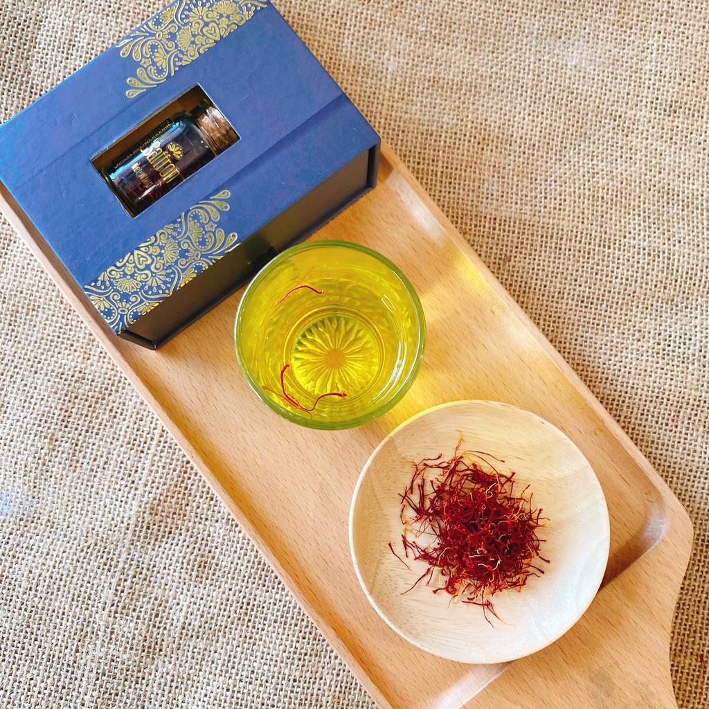 Nhụy Hoa Nghệ Tây Saffron từ Tây Tạng với hũ thuỷ tinh nhỏ tiện dụng 1g & 2g