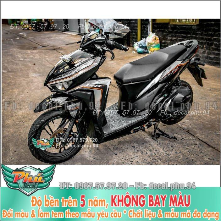 Tem rời Vario Đen bóng mới 2021