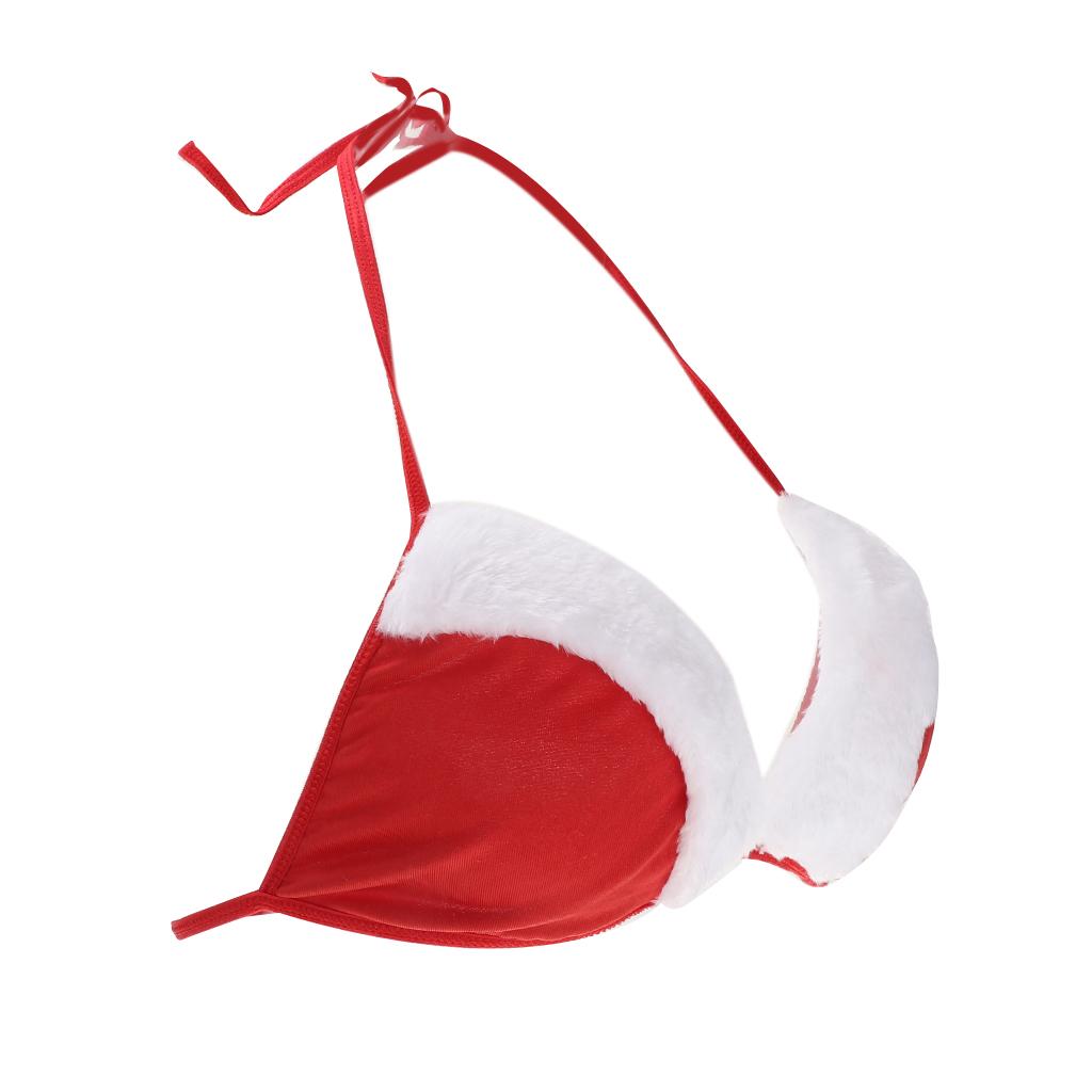 Womens Bunny Lingerie Christmas Santa Cospaly Babydoll Underwear Sleepwear