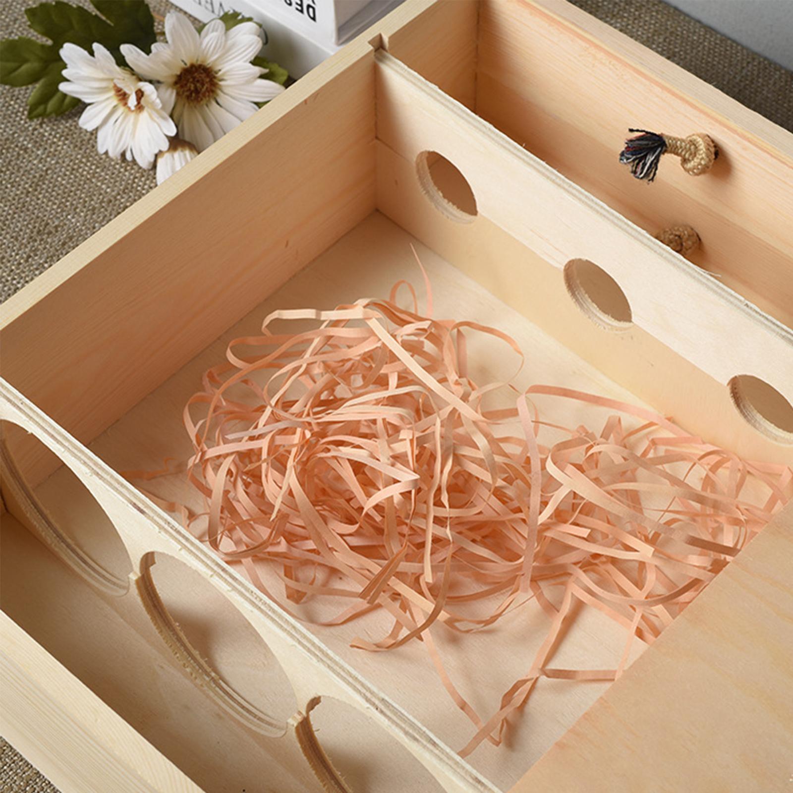 Gift Box Portable Wooden  Box for Celebrations Holiday Housewarming
