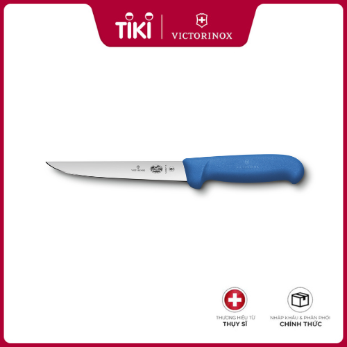 Dao bếp Victorinox Fibrox Straight Wide Blade Boning Knife, Blue, 5.6002.15