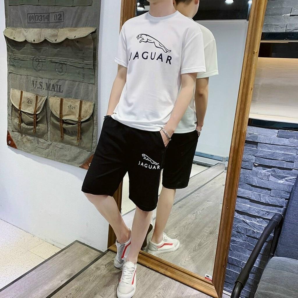 Đồ bộ nam nữ unisex mùa hè chất mè xịn co giãn 4 chiều thoáng mát (jaguar)