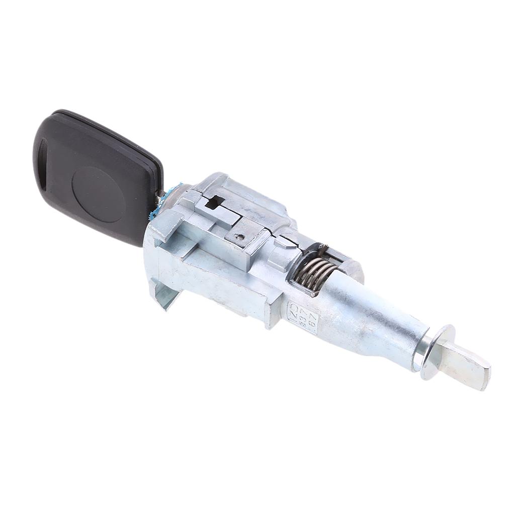 2x Left Driver's Side Door Lock Cylinder Cylinder Assembly Key for