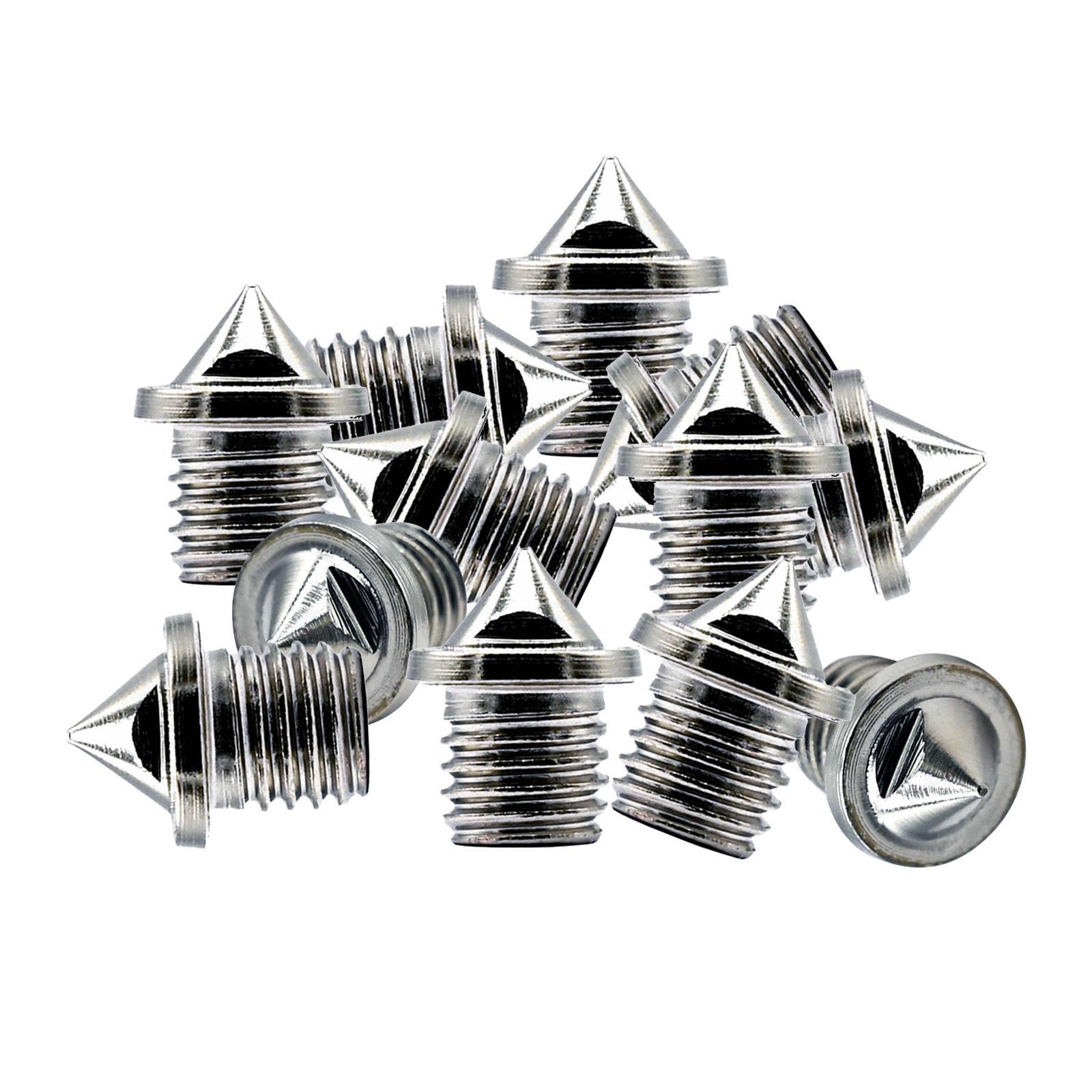 12x Track Spikes Sturdy Replacement Spikes for Running High Jump Backpacking