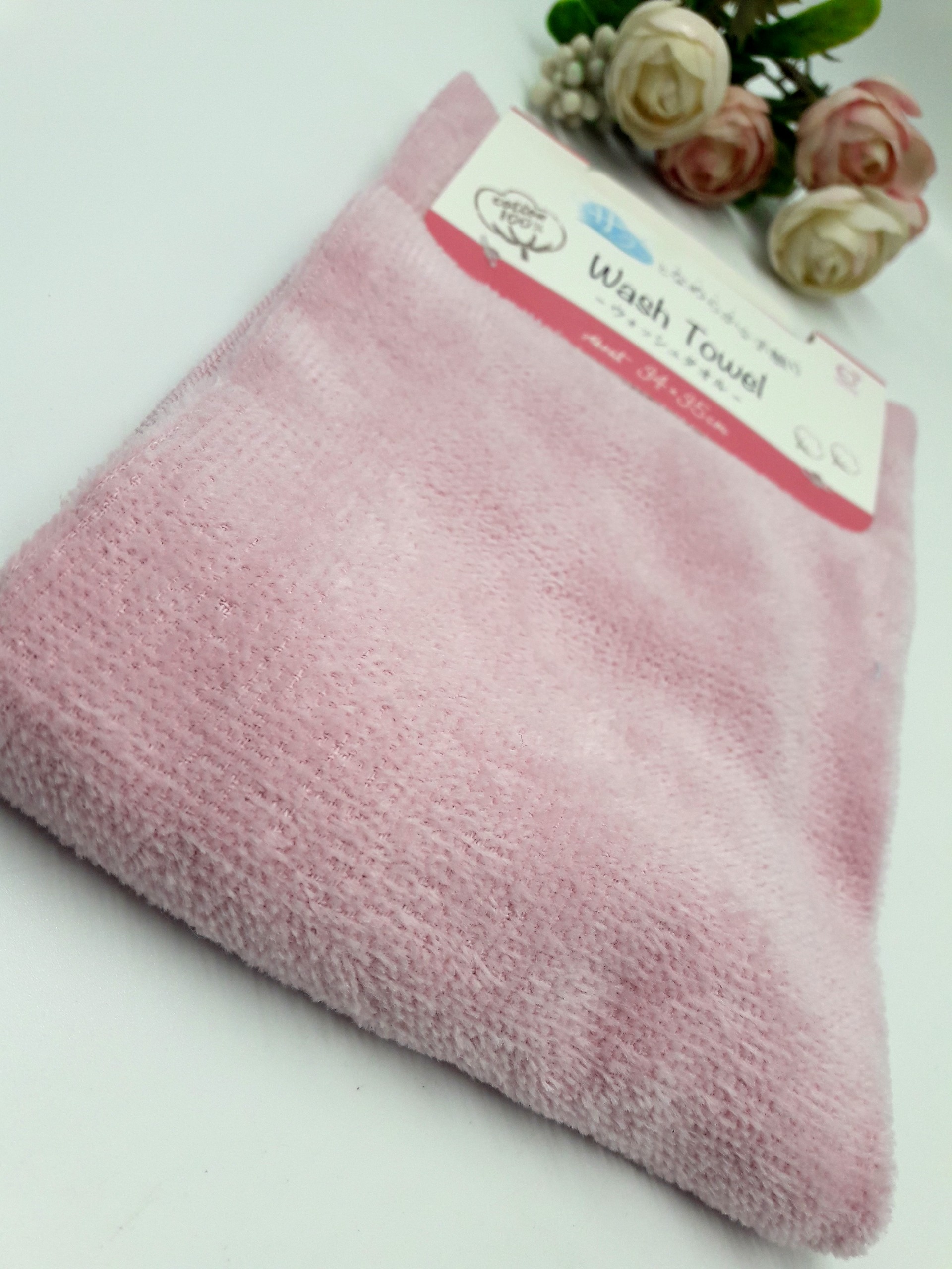 Khăn mặt mềm mịn 100% cotton Okazaki Nhật nội địa (34x35cm