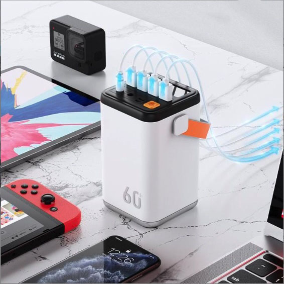 Trạm pin sạc dự phòng Quai Xách Di Động Backup Charger Large Capacity 35w 60.000mah