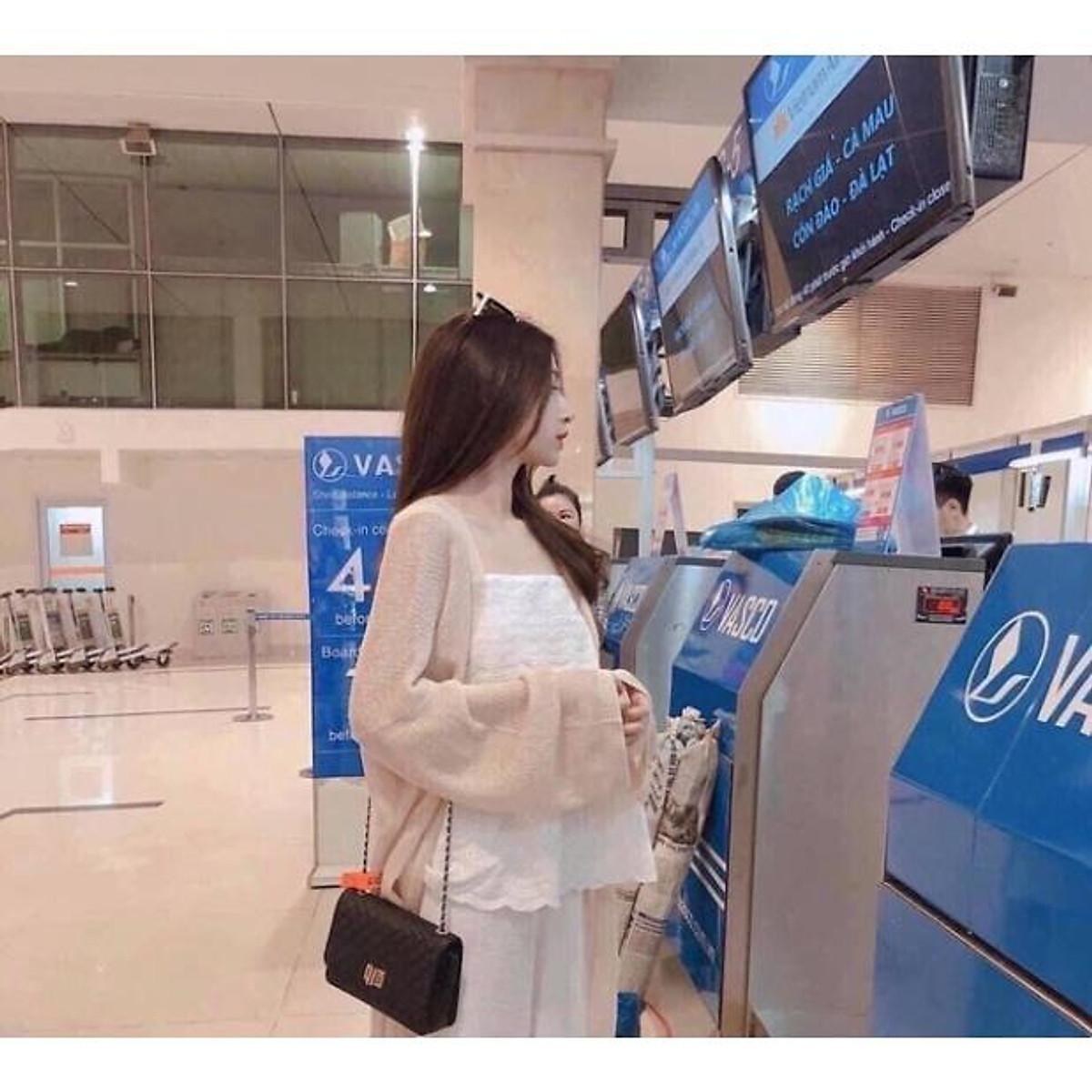 Áo Cardigan len Áo khoác len mỏng dệt kim Chất Đẹp Siêu Hot HÀNG QUẢNG CHÂU K4E6