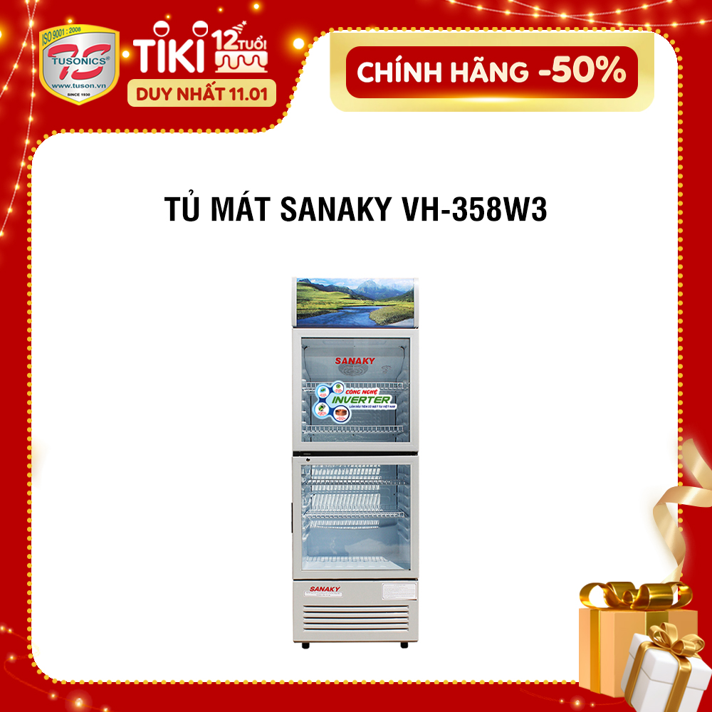 Tủ Mát Sanaky VH-358W3 (290L) - Hàng Chính Hãng