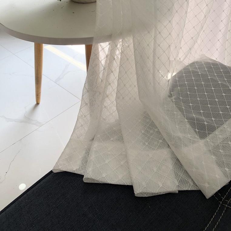 Rèm cửa 2 lớp Kawa grey & Home006