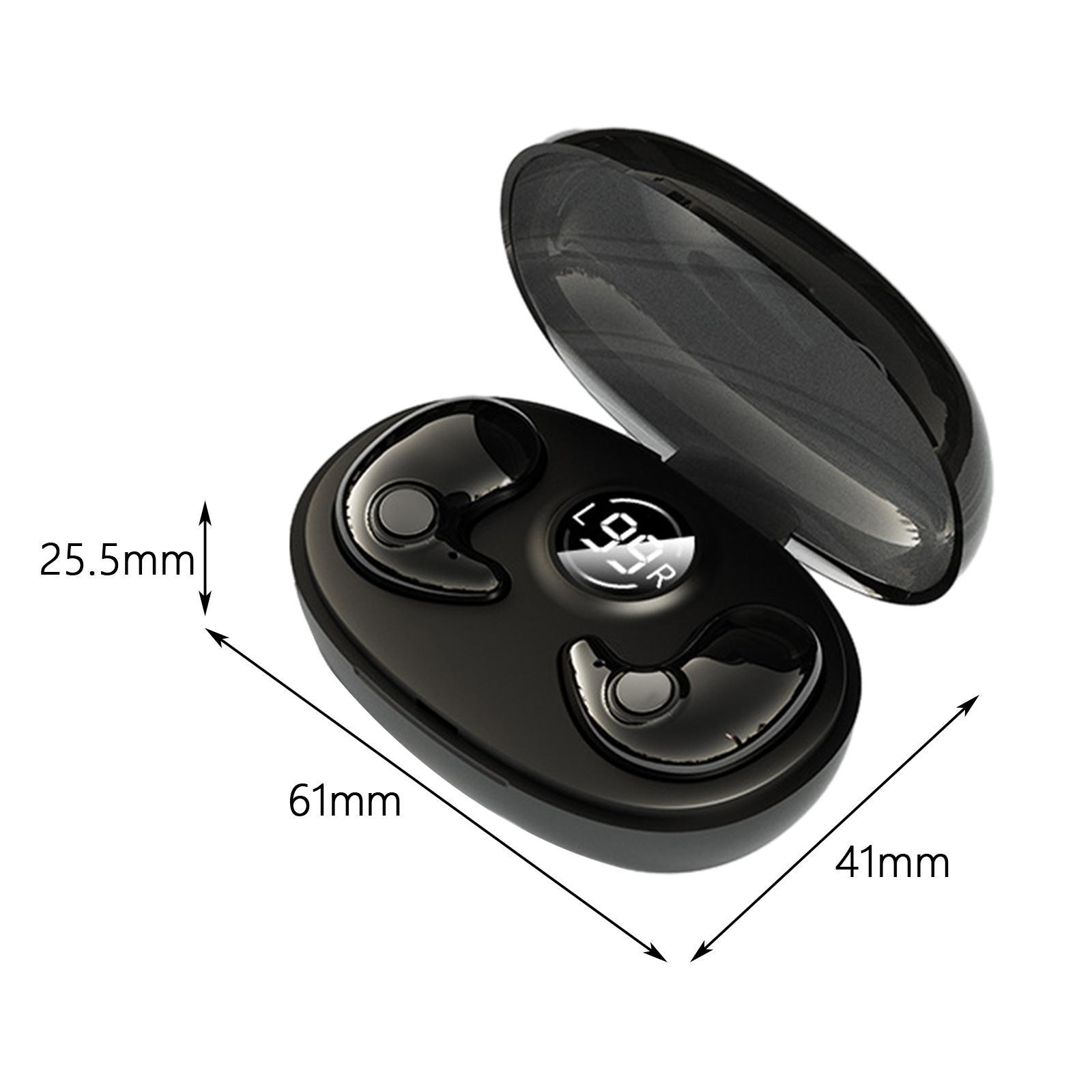 Bluetooth  Earpiece Stereo Noise Cancelling Mini Noise Blocking Earbuds Gaming Earphones for Sleeping Computer Music Working
