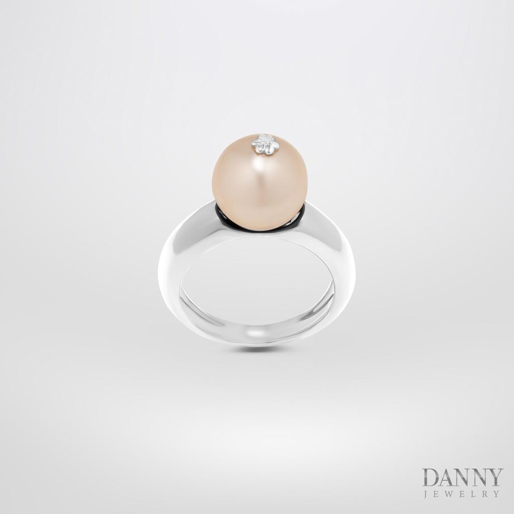 Hình ảnh Nhẫn Nữ Danny Jewelry Bạc 925 Ngọc Ốc Xi Rhodium/xi Vàng 18k/xi Vàng hồng N0080