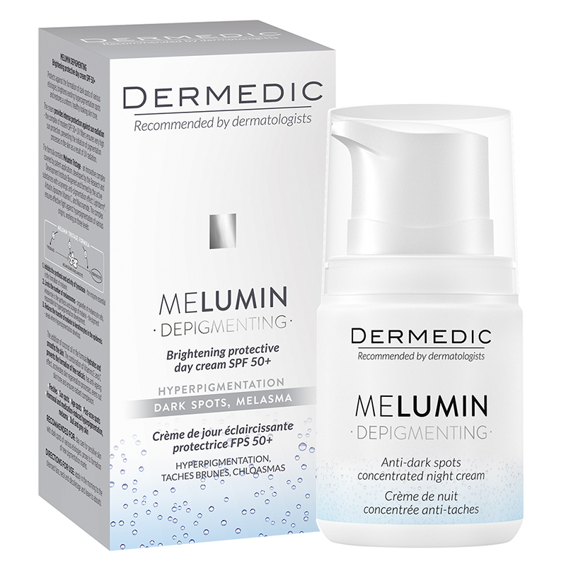 Kem Dưỡng Trắng Dermedic Giảm Thâm Nám, Đều Màu Da Melumin Anti-Dark Spots Concentrated Night Cream 55 G