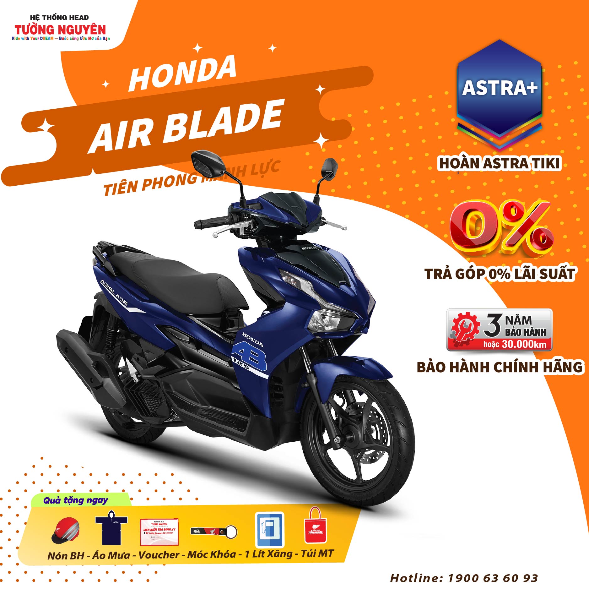 Xe máy Air Blade 125cc - phiên bản Tiêu Chuẩn