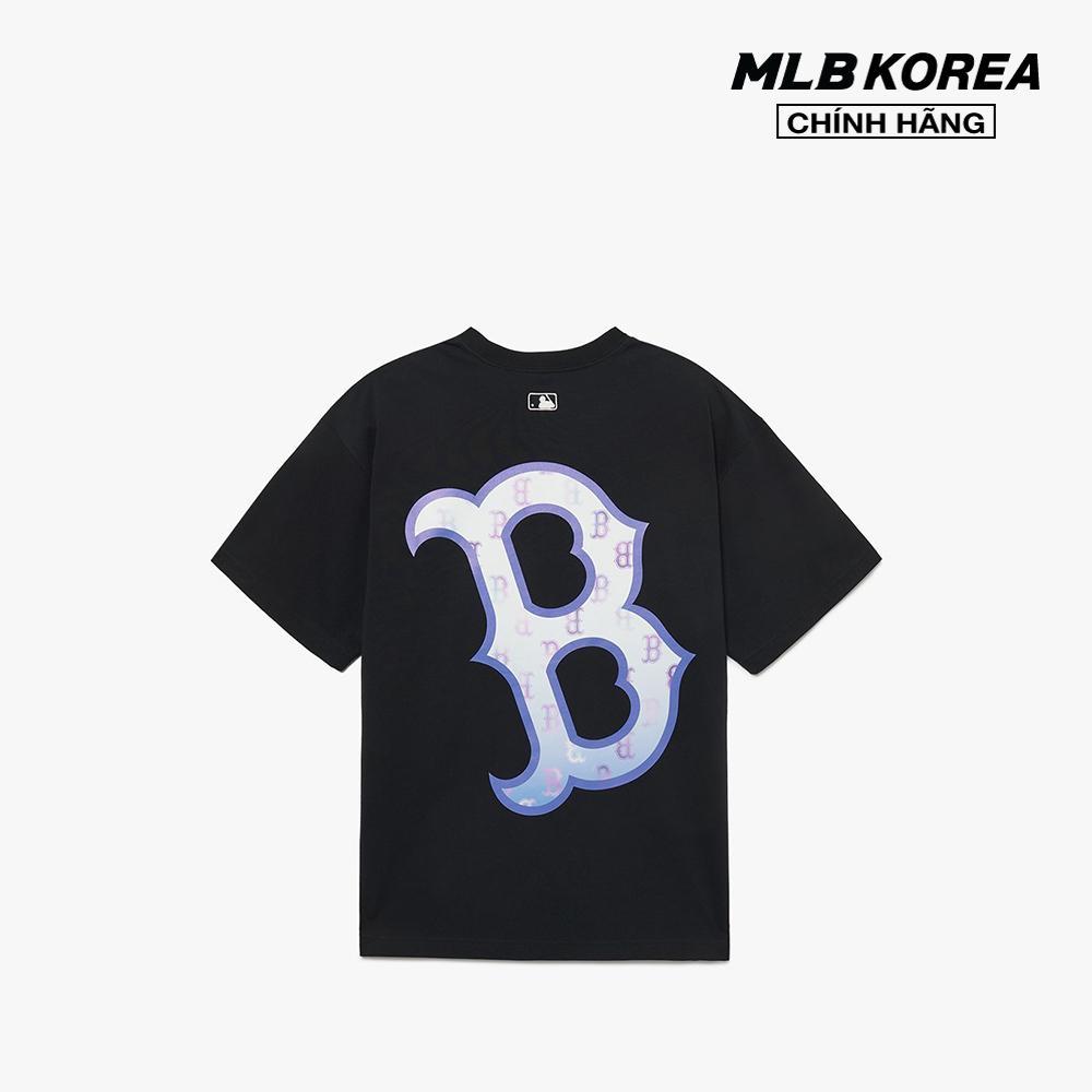 MLB - Áo thun unisex cổ tròn tay ngắn Gradient Monogram Clipping Overfit 3ATSM0633-43BKS