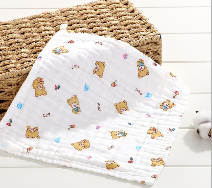 Set 5 Khăn Sữa Xô 6 Lớp Bonny Mềm, Kháng Khuẩn Tự Nhiên - Giao Họa Tiết Ngẫu Nhiên