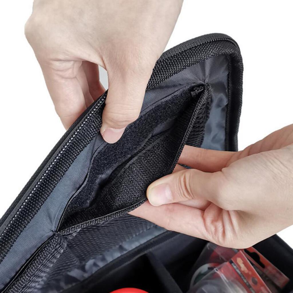 Fishing Reel Storage Bag Large Lure Line Hook Gear Box Tackle Case Holdall Black