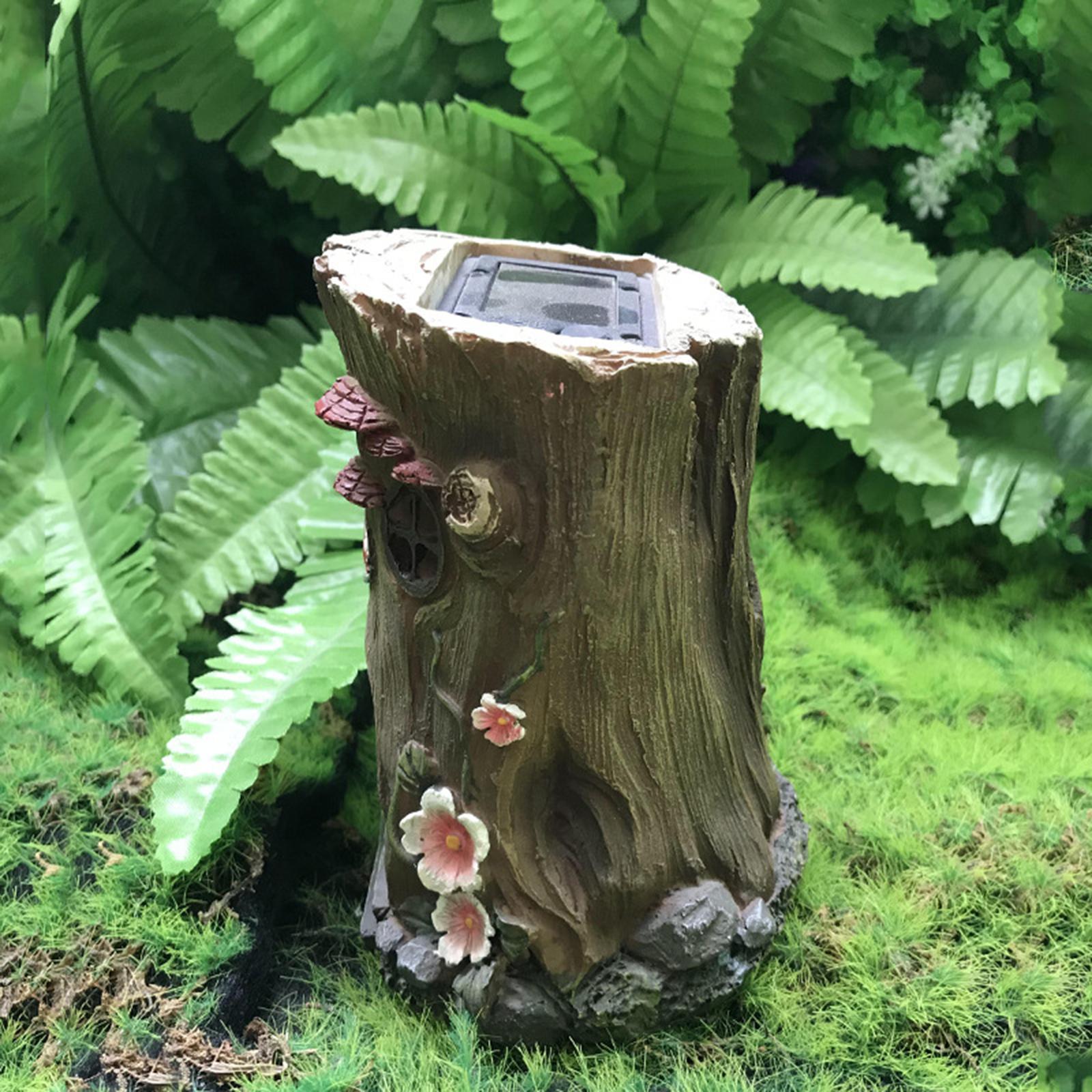 Resin WELCOME Tree Statue, Decoration, Rustic Indoor Outdoor Beach Yard, Room Home Decor, Yard Garden Desktop