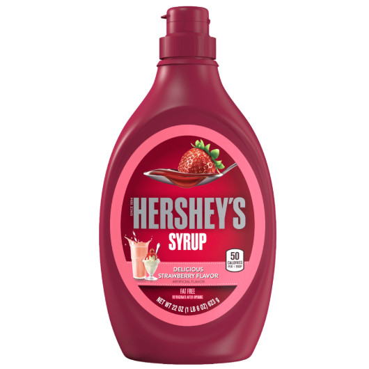 Sirô Dâu Tây hiệu Hershey's Syrup Strawberry 623g
