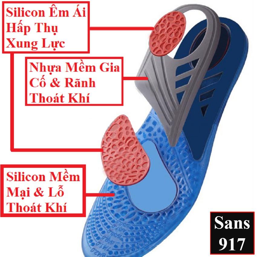 Lót Giày Silicon Siêu Cao Cấp Cặp Lót Giầy Êm Ái Sans917