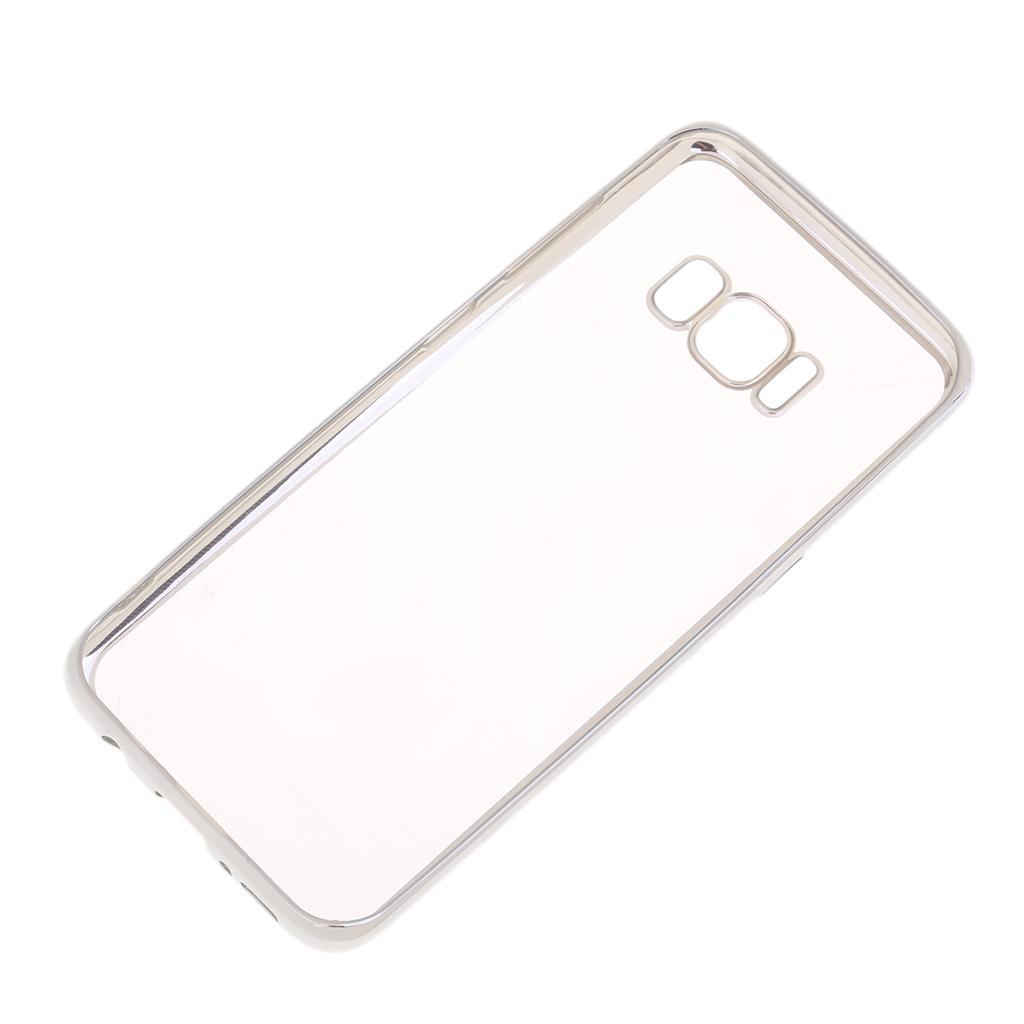 Shockproof Impact Resistant Protective TPU Shock Absorption Bumper Flexible Case for Galaxy S8 - Clear