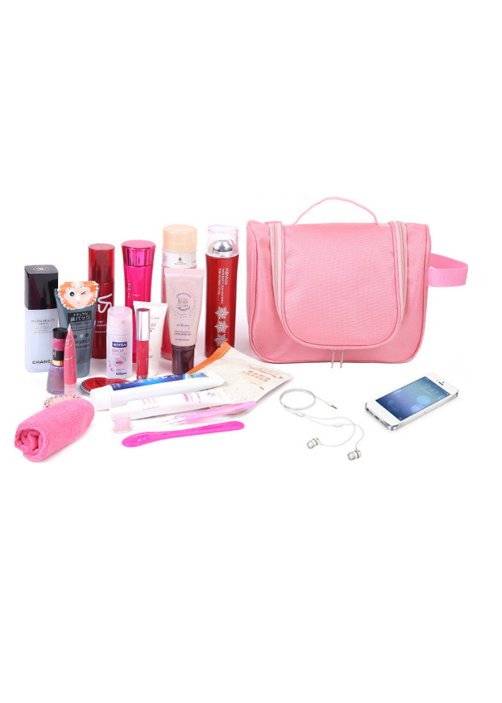 Túi Đựng Mỹ Phẩm Du Lịch nắp đứng, chống thấm xếp gọn, đồ trang điểm, make up, dầu gội, sữa tắm trong vali Bag in Bag DL04-TMP-D
