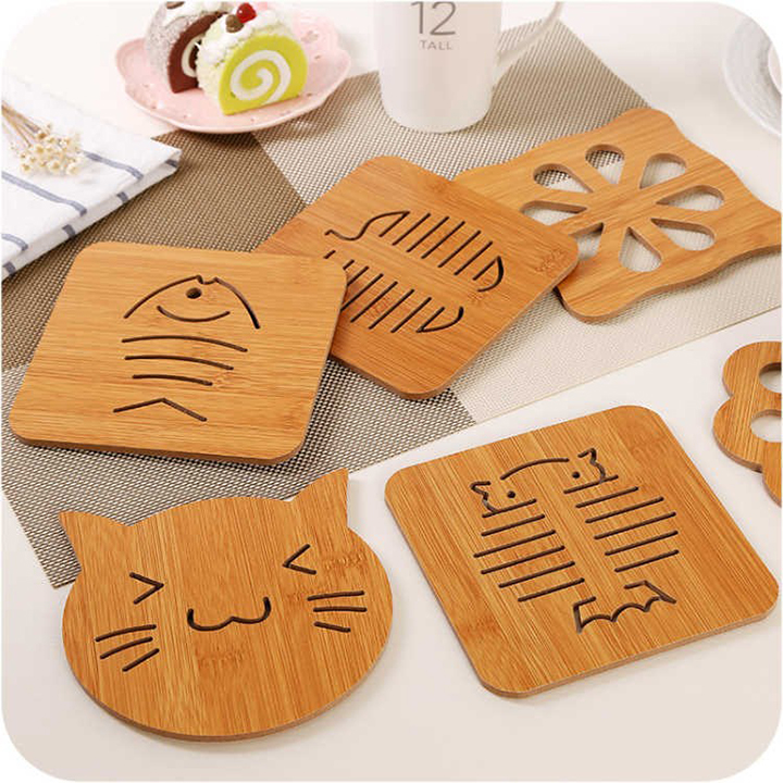 Combo 3 đế lót nồi bằng gỗ