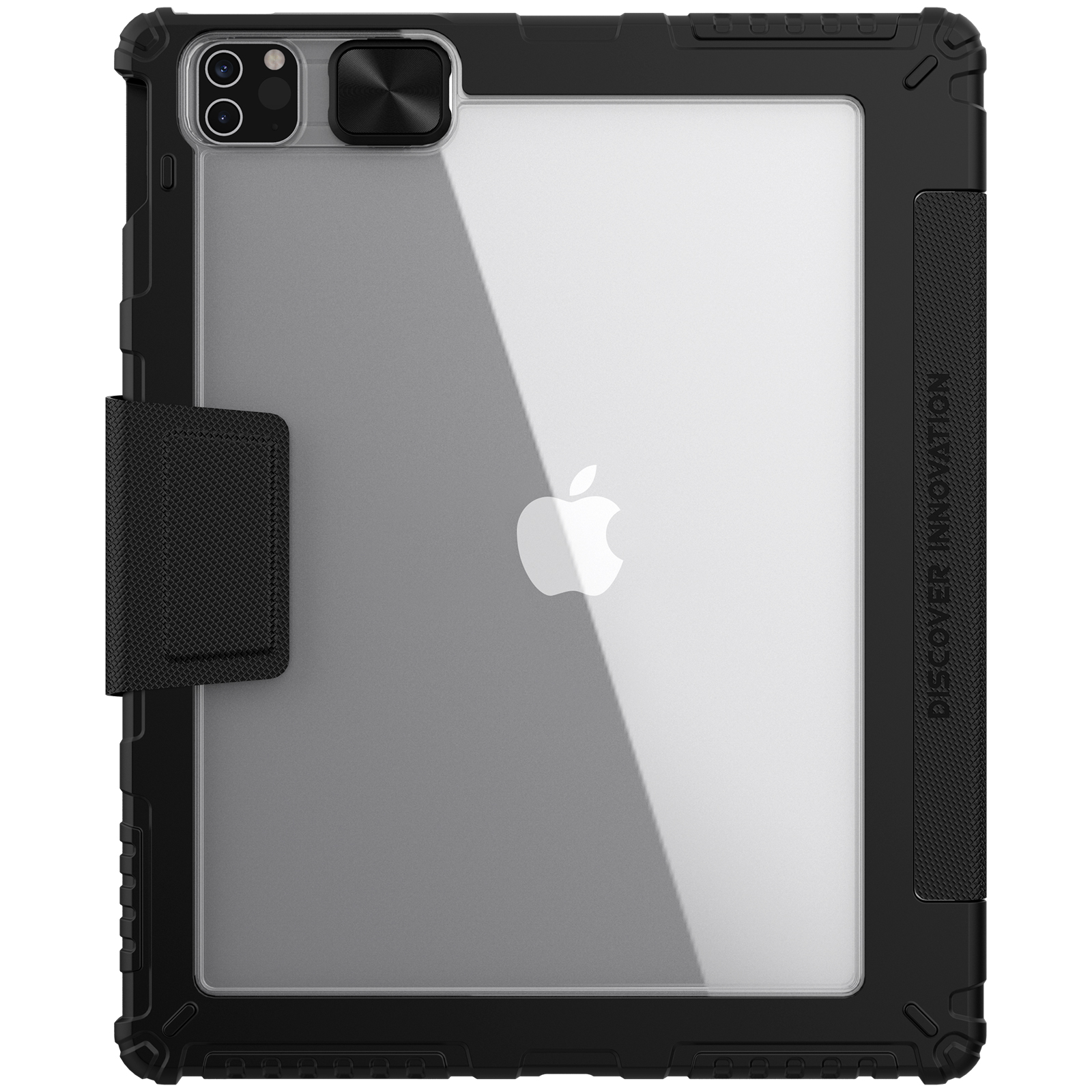Bao Da Cho Ipad Pro 11 Inch Ipad Pro 12.9 Inch 20212022 Nillkin Bumper Leather Case Pro Có Khe Cắm Bút Apple Pencil - Hàng Nhập Khẩu - Ipad Pro 11 Inch 2022 - Đen