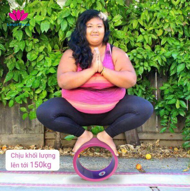 Vòng gai tập yoga cao cấp 16x32 cm - cao cấp,thư giãn, mở vai - Thương hiệu LOUIS YOGA