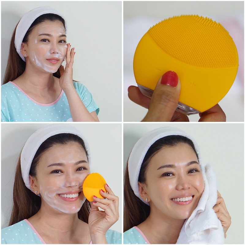 Máy Rửa Mặt Massage Tích Hợp Sóng Âm MINIIN - Forever - Facial Cleansing & Massaging Device